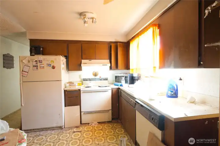 View of the kitchen