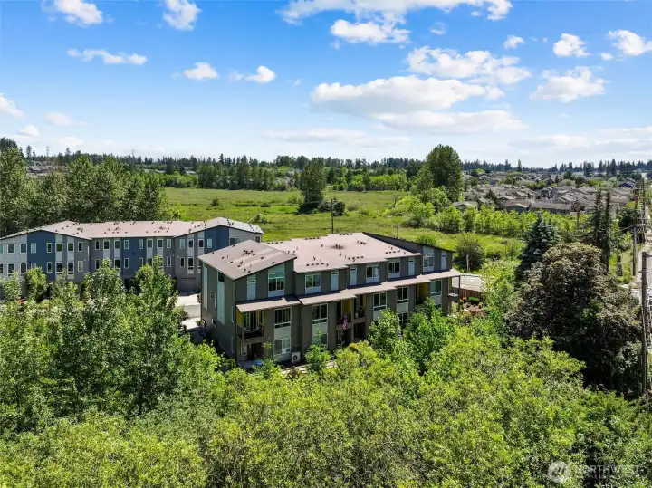 Surrounded by a peaceful greenbelt offering tranquil views of nature, yet also has easy access to schools, dining, shopping and parks.