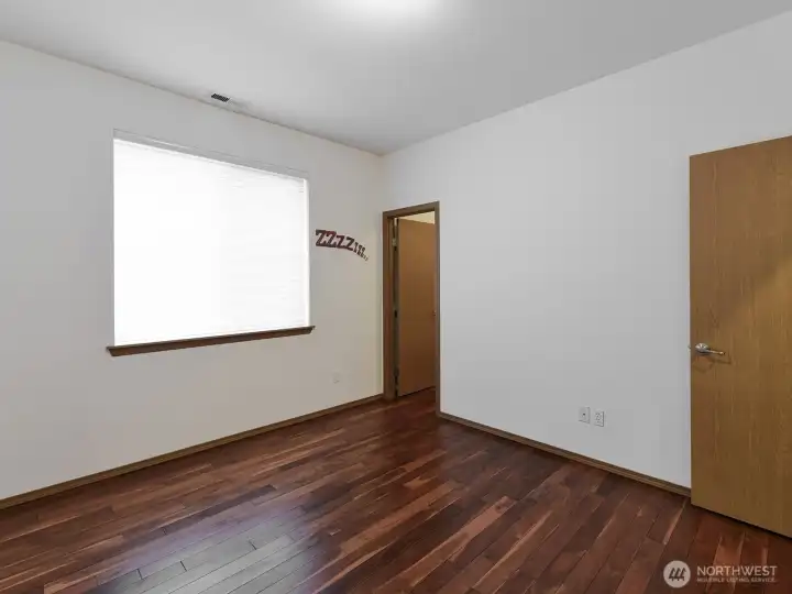 2nd Bedroom with large closet.