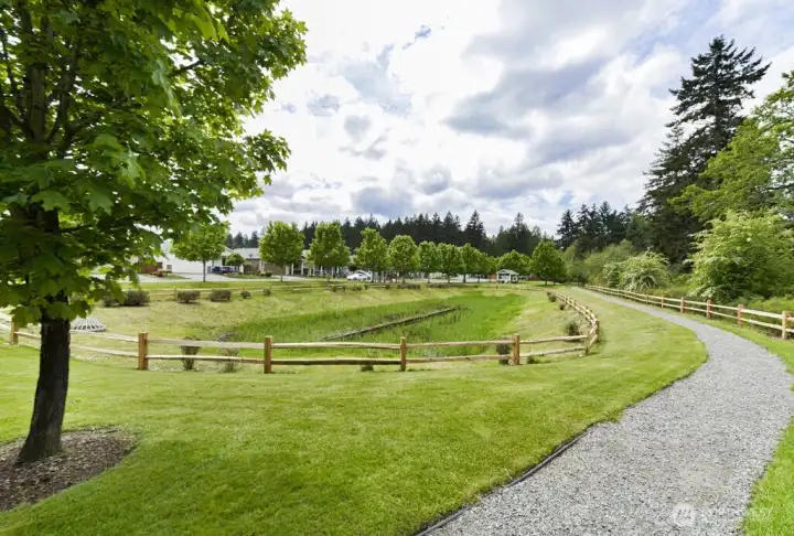 Trails and Trails throughout the community.