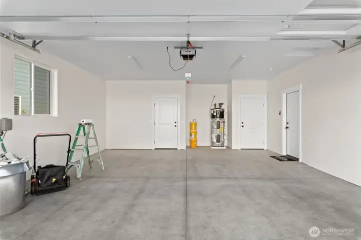 spacious garage