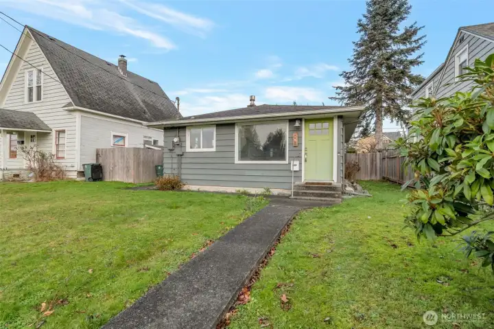 Big lot. Fully fenced in rear.