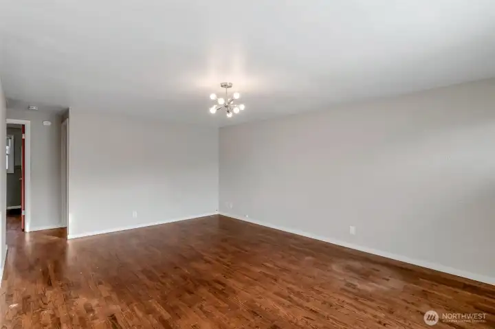 Same living room without staging