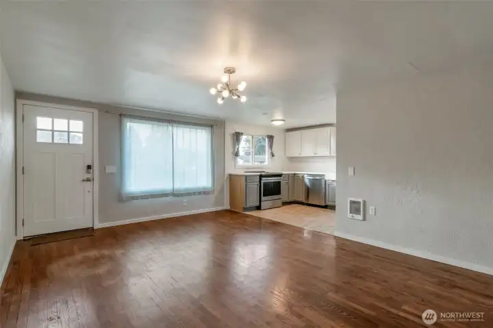 Showing kitchen entrance