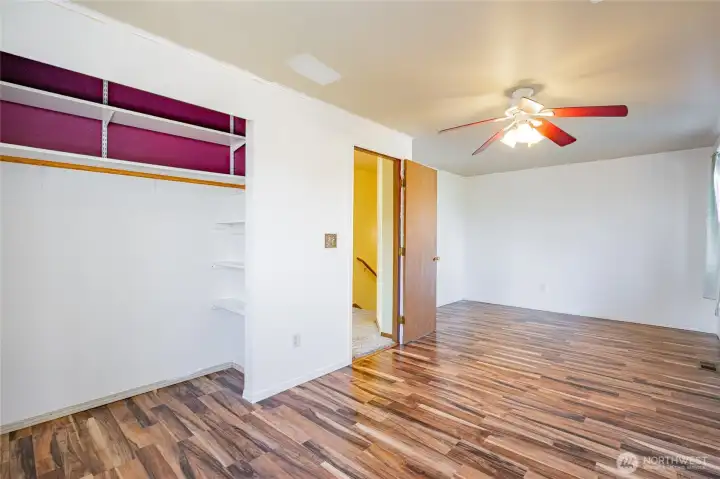 This is more of the big 3rd Bedroom- plenty of space for an office nook, playroom area, or even another lounging or gaming space.