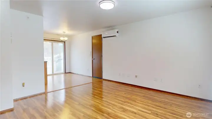 Enter the home into the expansive living room