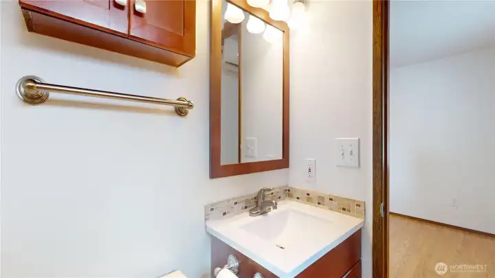 Primary 3/4 bath ensuite.