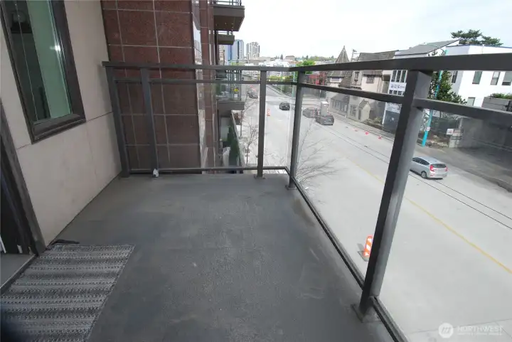 Patio facing North towards University District
