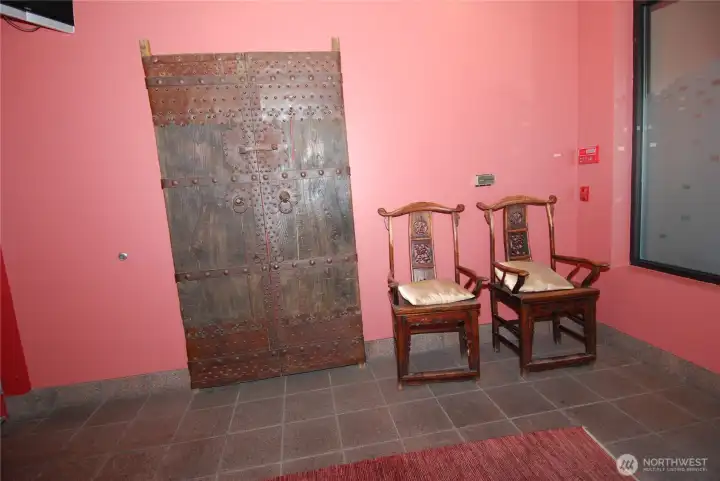 Guest seating at entry