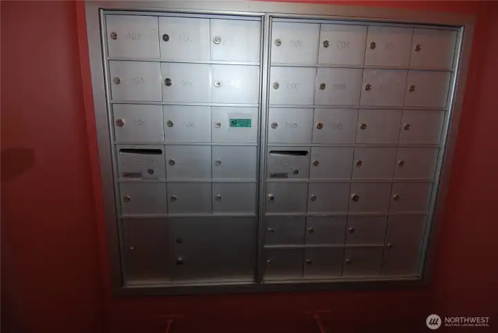 CCTV Secure mailbox and package area