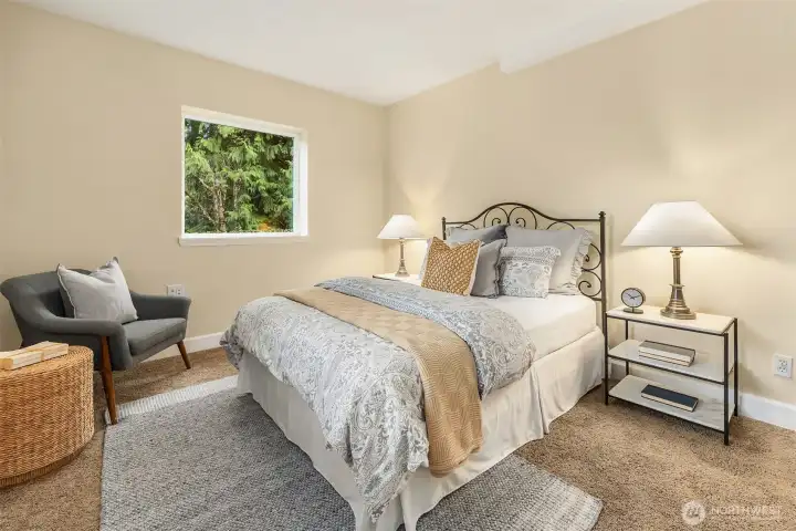 Lower level bedroom.