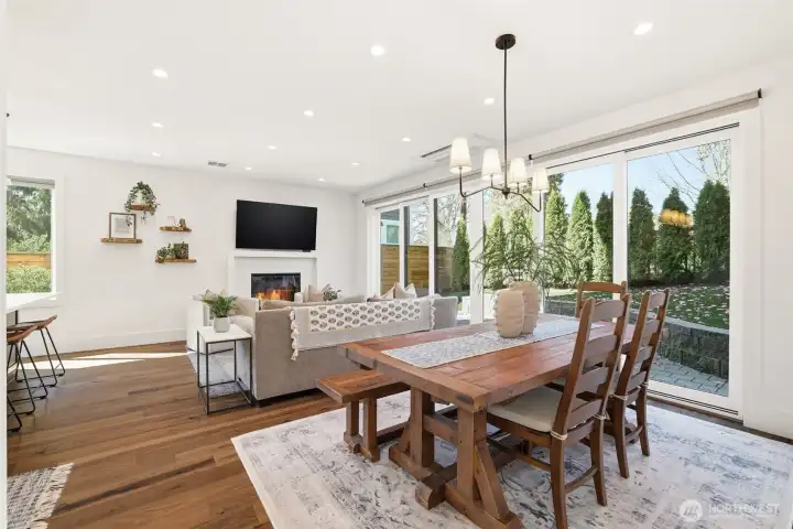 Open-concept main living space