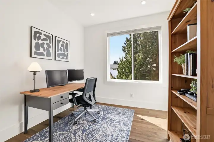 Second-floor office or additional bedroom