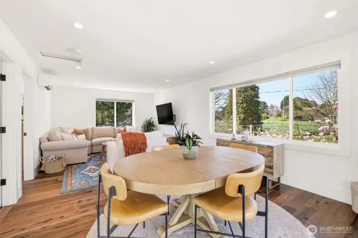 Third-floor lounge for relaxing or entertaining