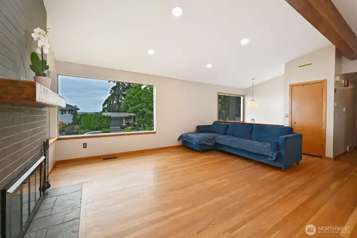 Spacious, light-filled living room. Spacious, light-filled living room.