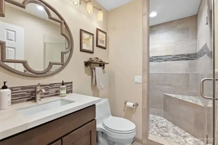 Basement 3/4 bathroom Basement 3/4 bathroom