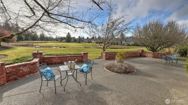 Back patio runs the length of the house providing tranquility with amazing views of the course