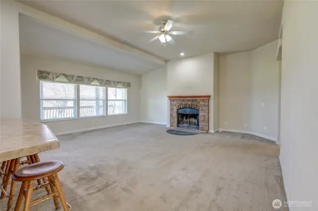 Family Room w/ Fireplace
