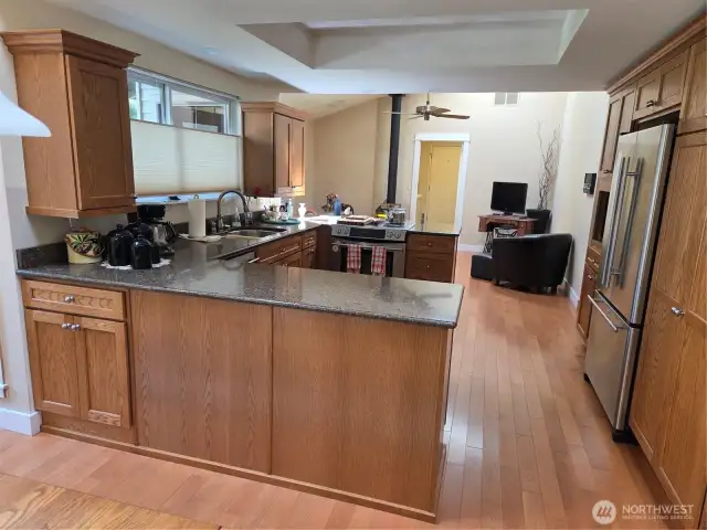 Spacious kitchen for entertaining