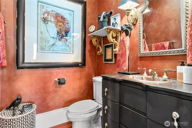 Main floor powder room