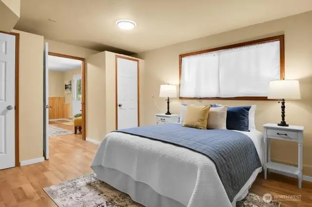 Bedroom lower floor.