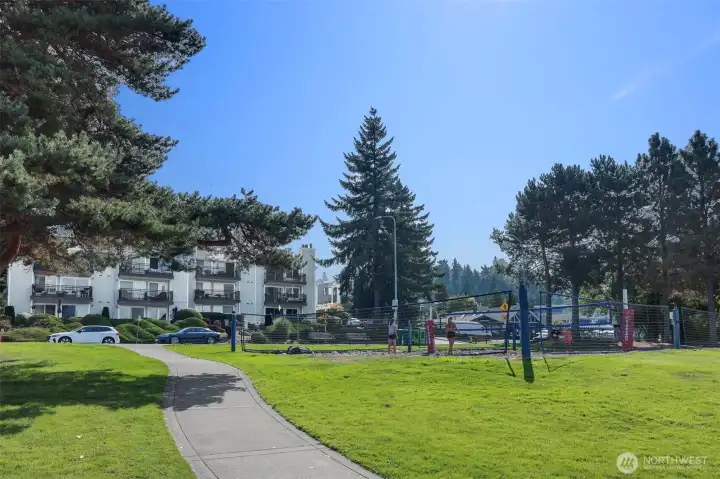 Beach volleyball at Houghton Beach Park. A popular hang-out and Kirkland favorite.