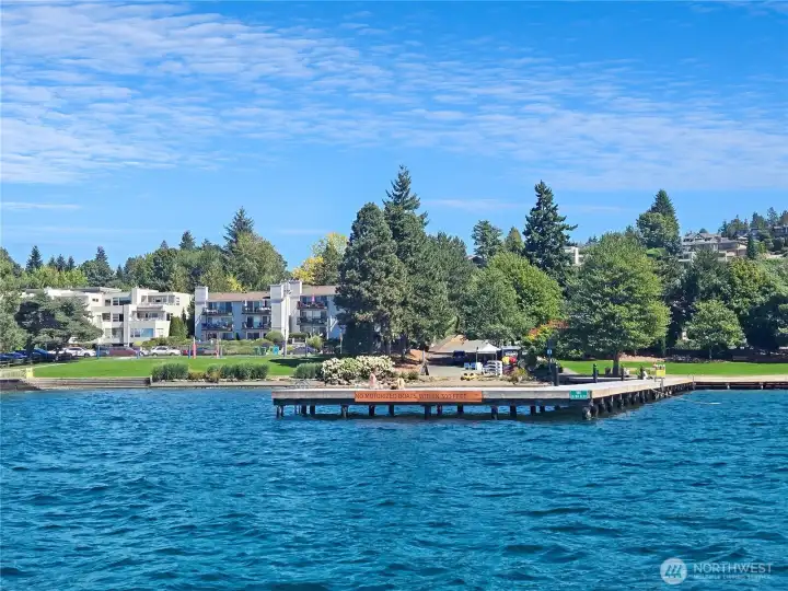 Paddleboard on the tranquil lake waters at sunrise or take your morning walk along the lake shore. By day, picnic at the park or launch a kayak right from the community dock across the street.