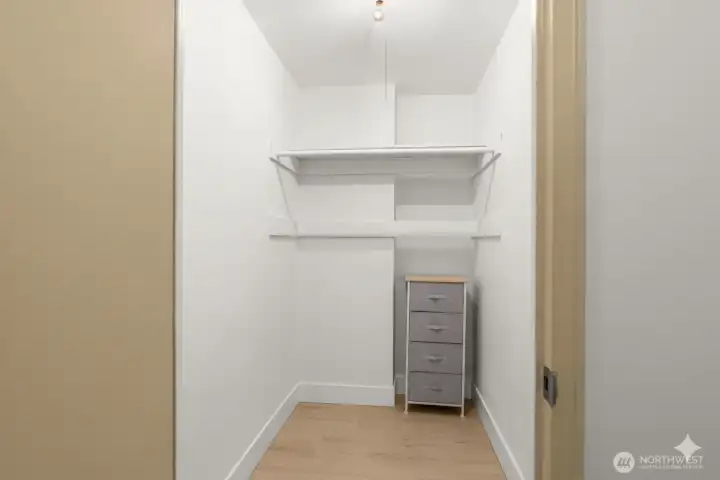 Large entry closet