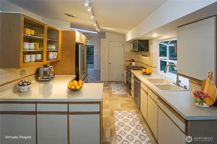 Virtually Staged Kitchen