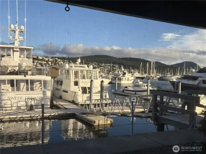Breathtaking views of Skyline Marina and the many boats right off your back door!