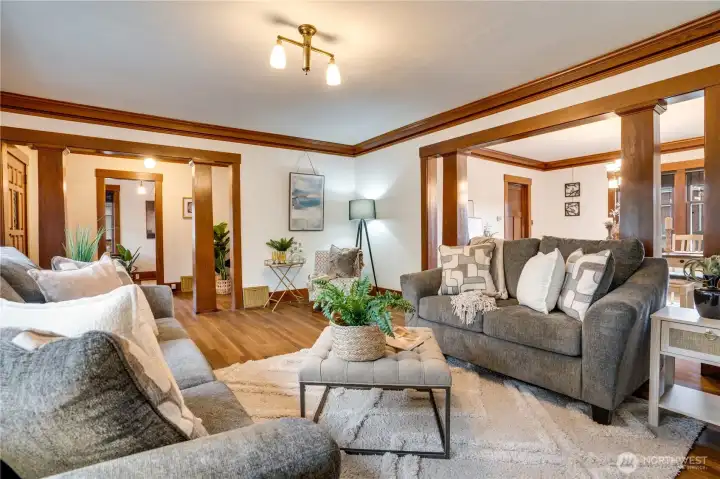 A timeless living room filled with space, light, and warmth—an ideal setting for celebrations, conversation, and the memories made in between