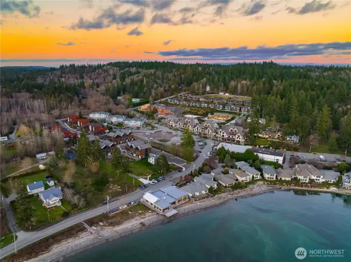 Just steps from the energy of Pleasant Beach Village, the historic Lynwood Theater, and miles and scenic trails and waterfront access at nearby Fort Ward.