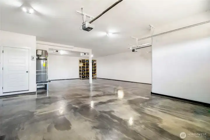 Garage has been virtually cleared out.