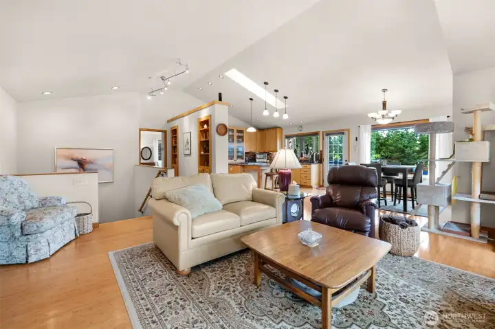 Light, bright and so comfy living area