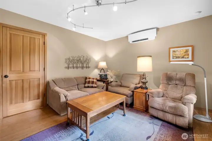 Den or TV room on lower level