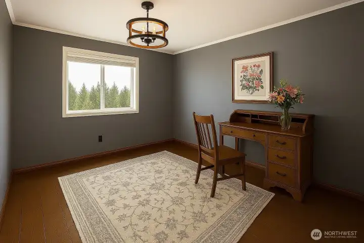 Second bedroom virtual staging