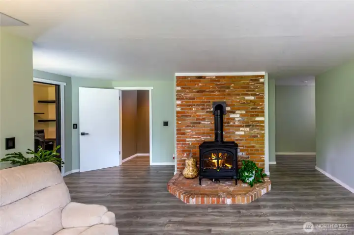 Lower level great room