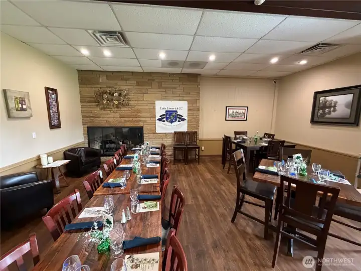 Private Restaurant and Lounge - this is set up for one event of many throughout the year.