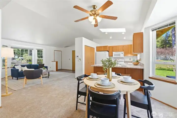 Spacious and functional layout with abundant storage