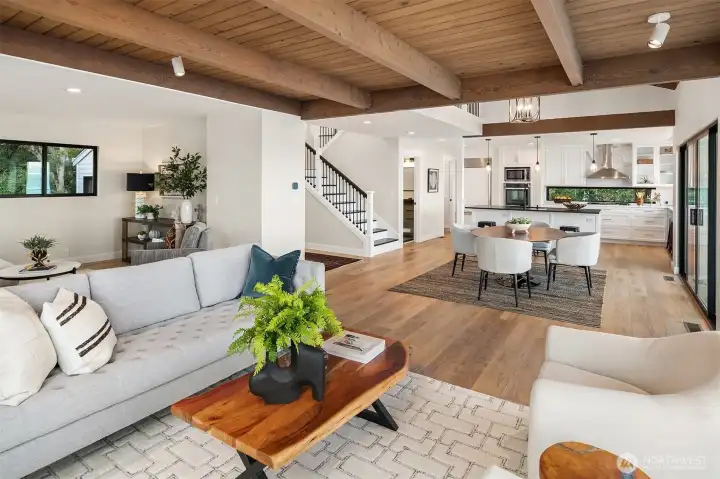 Perfect layout for entertaining.