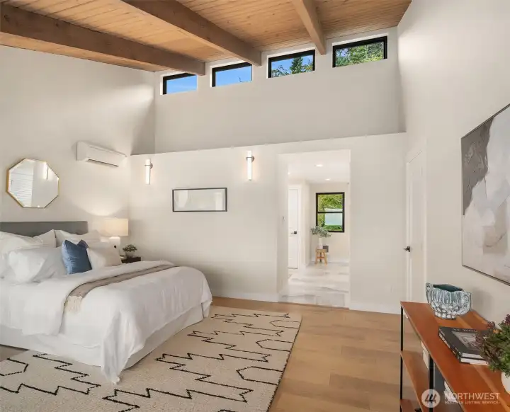 Sumptuous bedroom retreat.