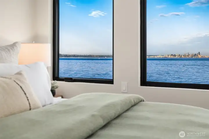 Guest bedroom views.