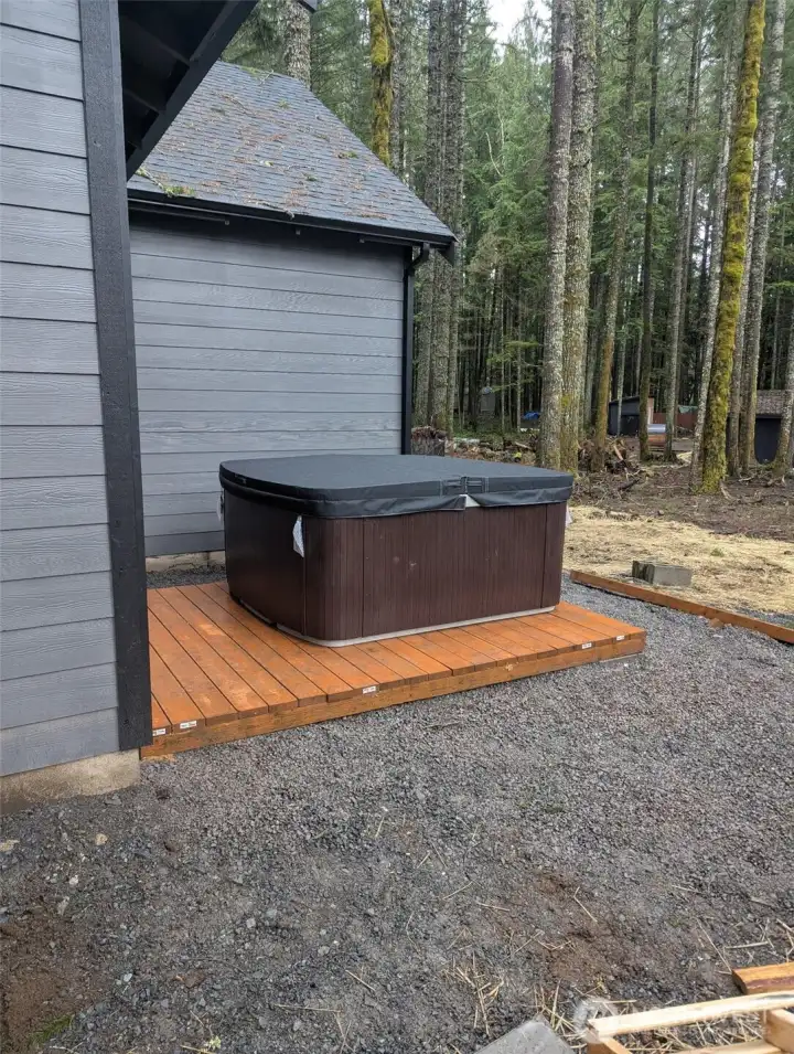 Tub installed Tub installed