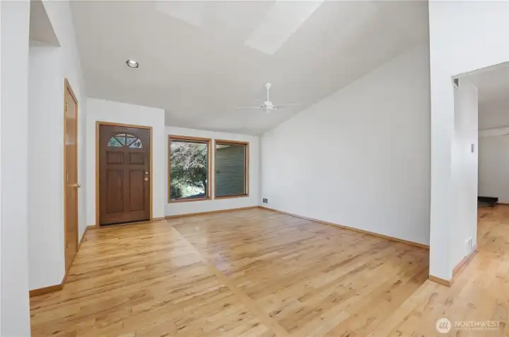 Entry way into living room