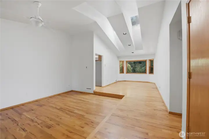 Living room & dining room