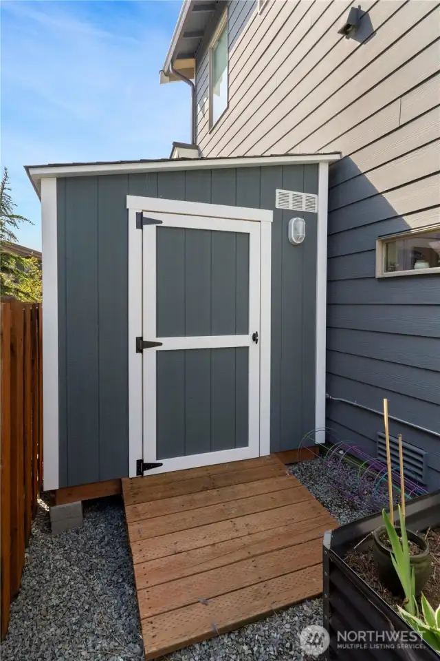 12 Ft X 7 Ft shed is 2 years old.