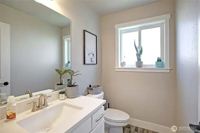 Main floor guest bath...