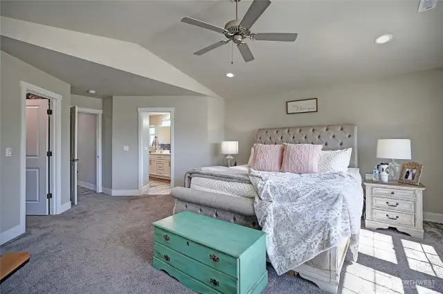 ...with Vaulted ceilings, big windows, natural light-