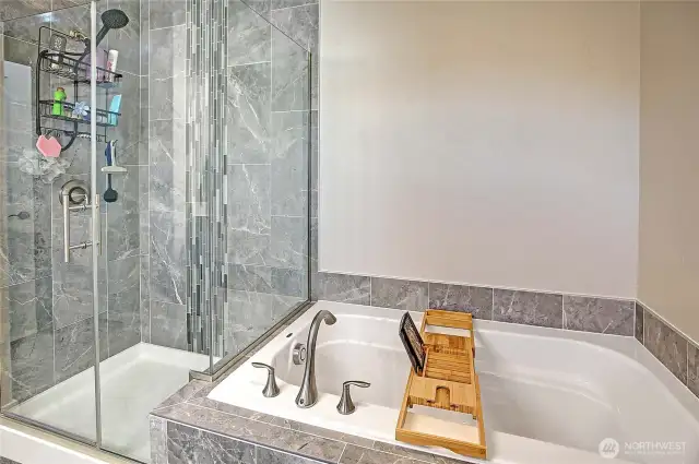 ...& soaking tub...
