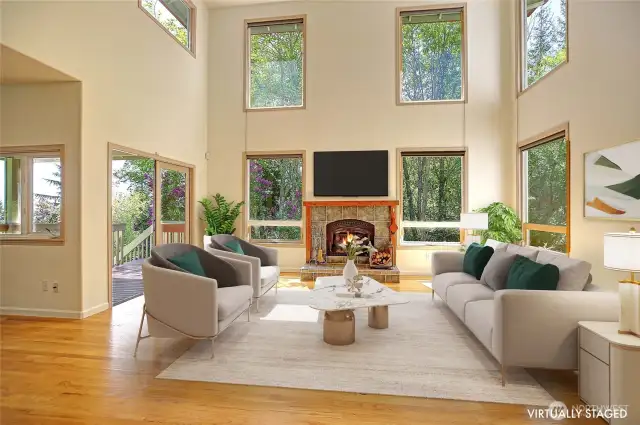 Virtually Staged Great Room